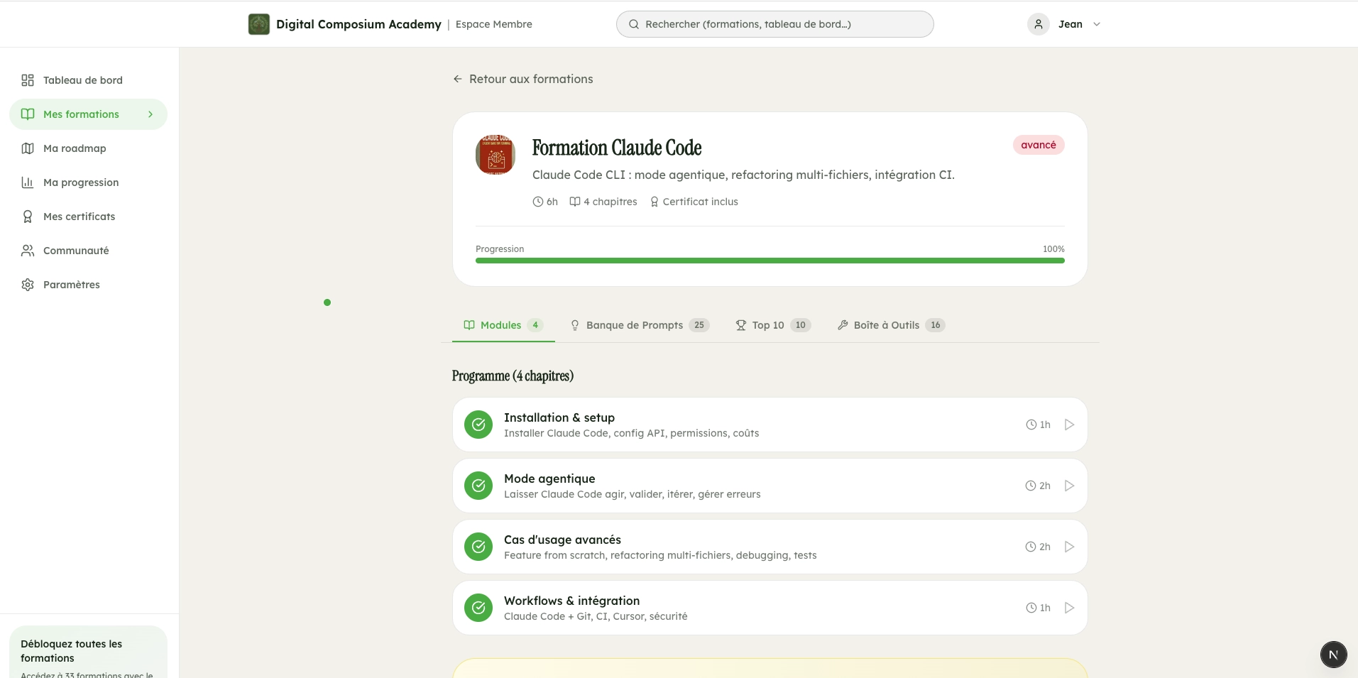 Formation IA Claude Code - module